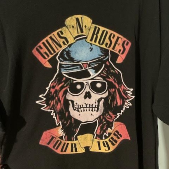 Guns and Roses T shirt, black, size 3XL - Picture 1 of 5